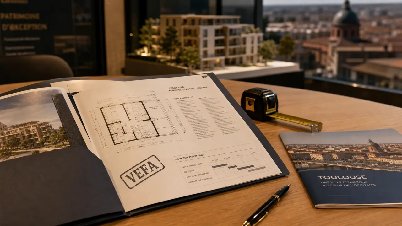 Promoteurs immobiliers Toulouse : dossier VEFA avec plans et garanties