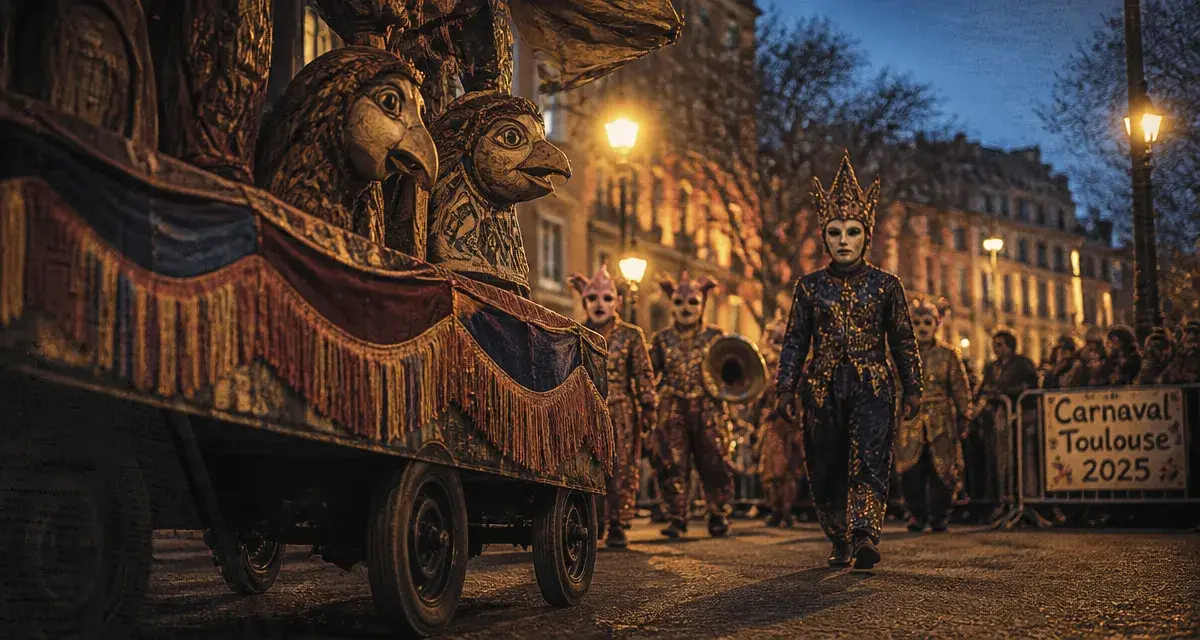 carnaval toulouse 2025 : char et parade en centre-ville