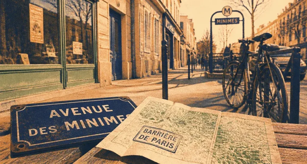 Toulouse barrière de paris : rue près d’une station de métro