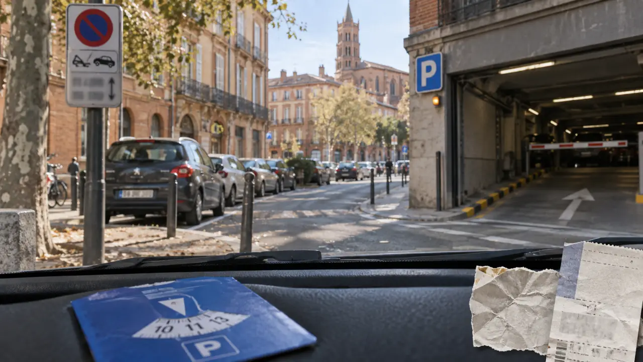 Toulouse parking : disque bleu, voirie et P+R à Toulouse