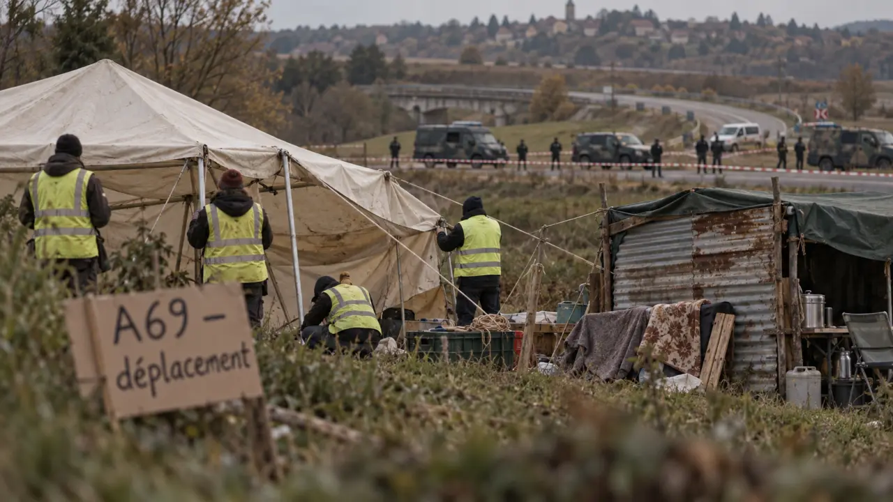 A69 : les opposants déplacent leur camp après l’intervention des gendarmes