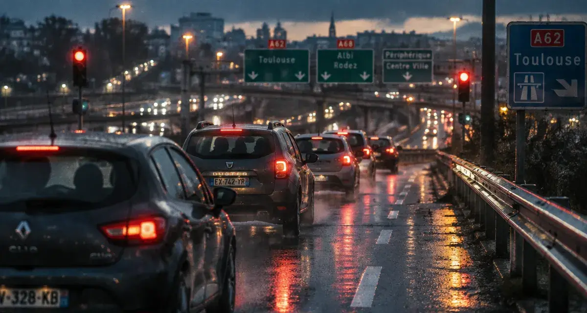 Accidents et bouchons autour de Toulouse : le trafic perturbé mercredi matin