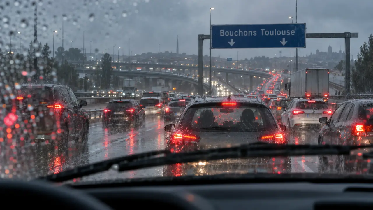Bouchons à Toulouse : les axes les plus chargés mercredi matin
