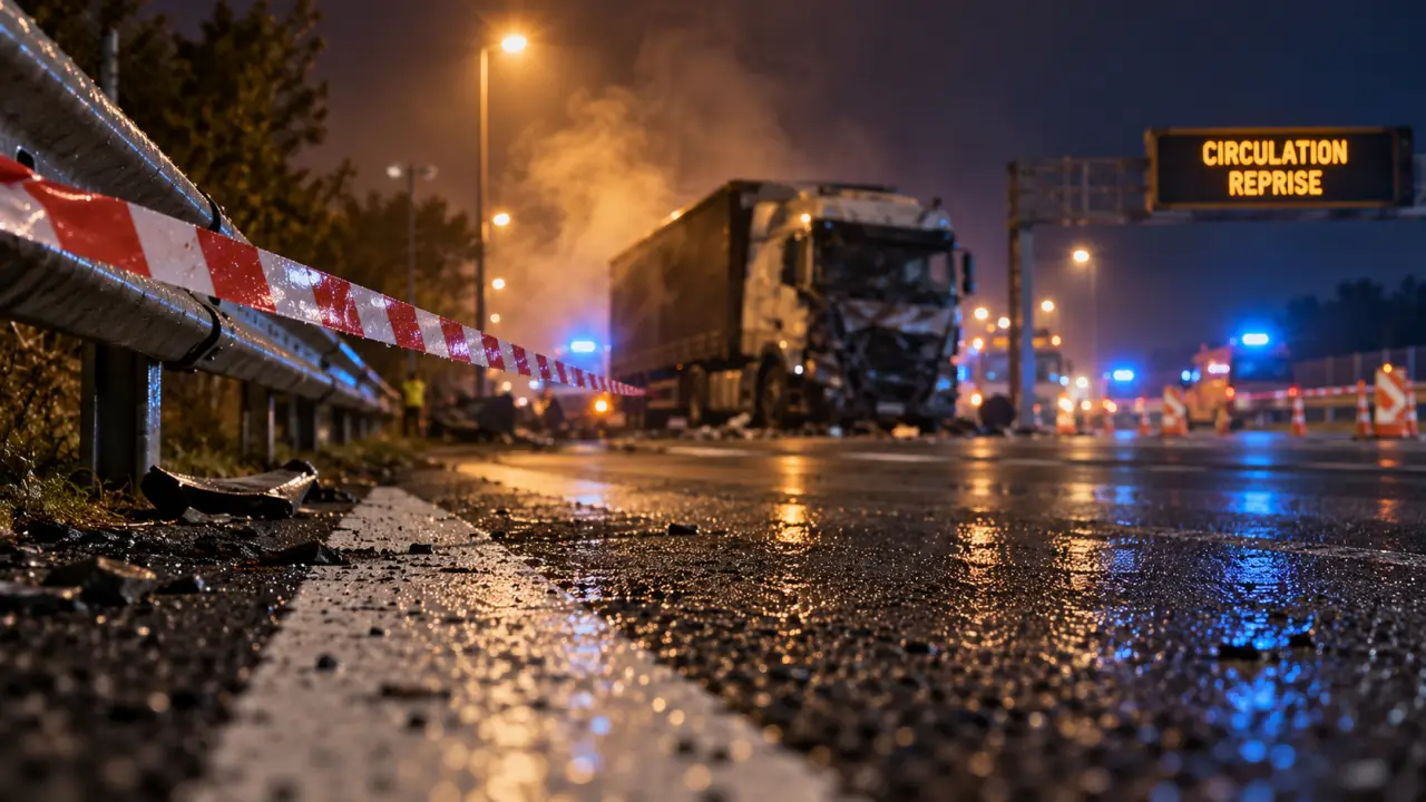 Camion en feu sur le périphérique de Toulouse : circulation reprise partiellement