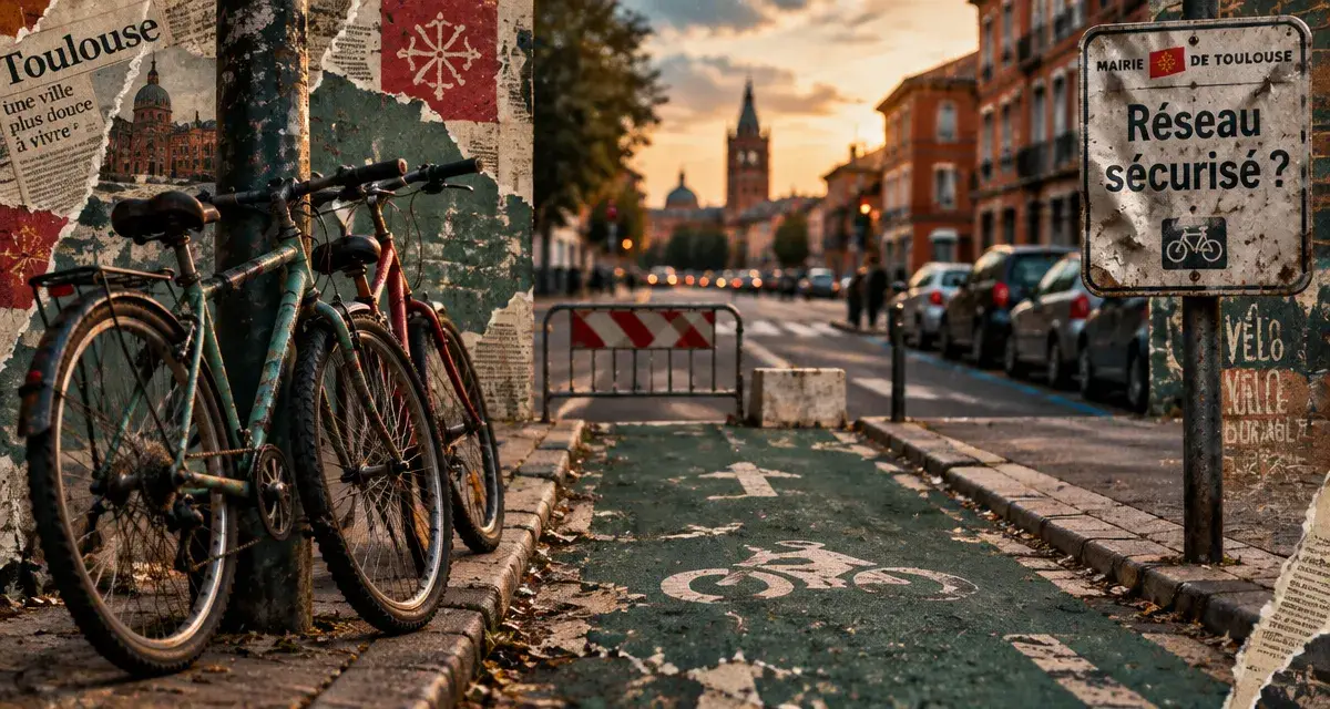 Deux Pieds Deux Roues alerte sur les failles du réseau cyclable à Toulouse