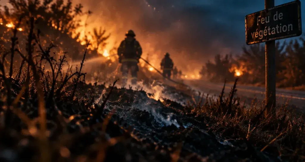Près de Toulouse, trois hectares brûlés dans un feu de végétation
