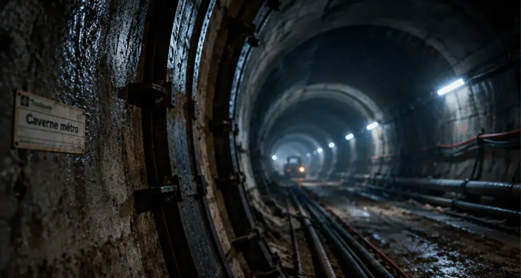 À François-Verdier, une caverne creusée pour agrandir la station de métro