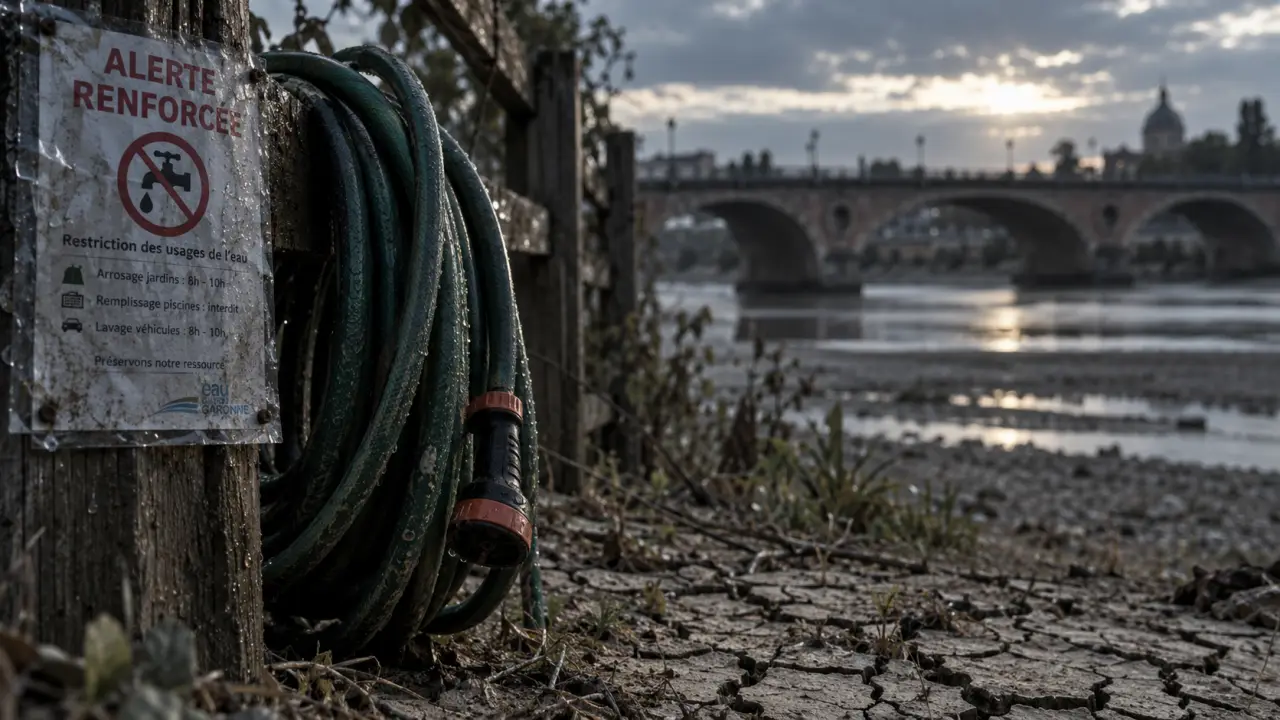 Haute-Garonne : alerte renforcée pour la Garonne face à la sécheresse