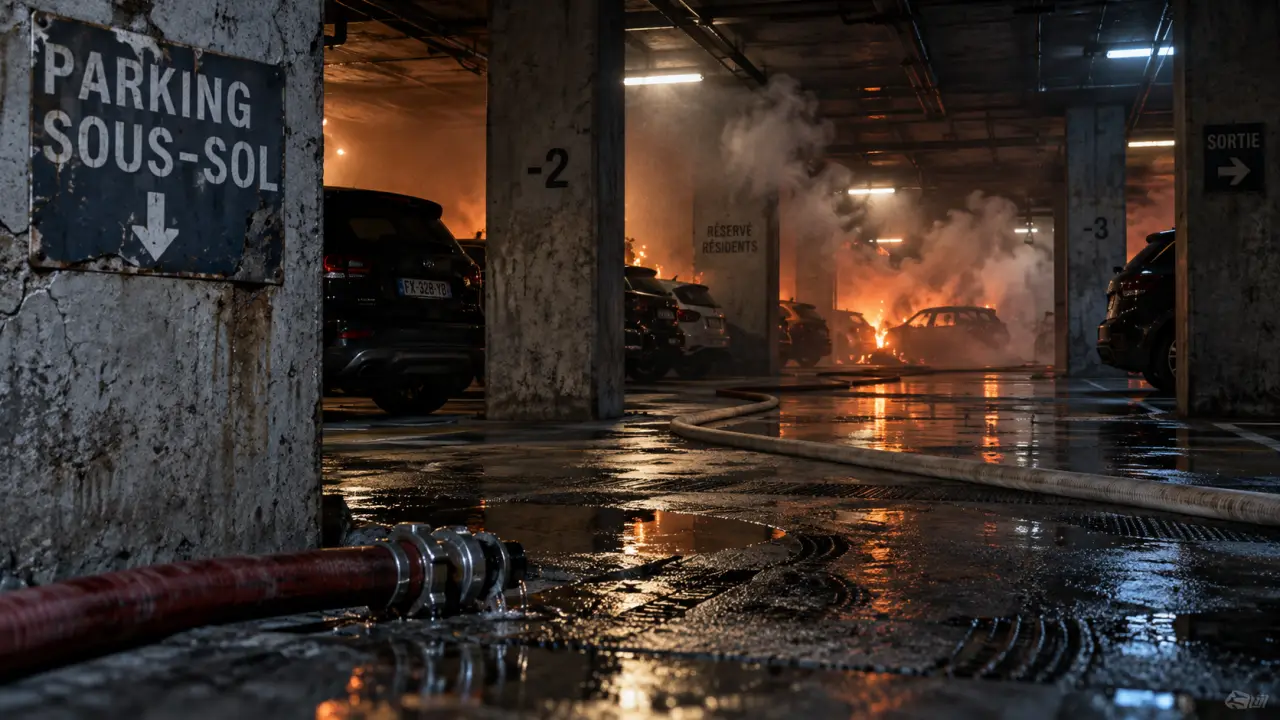 Toulouse : plusieurs véhicules brûlent dans un parking avenue de Fronton