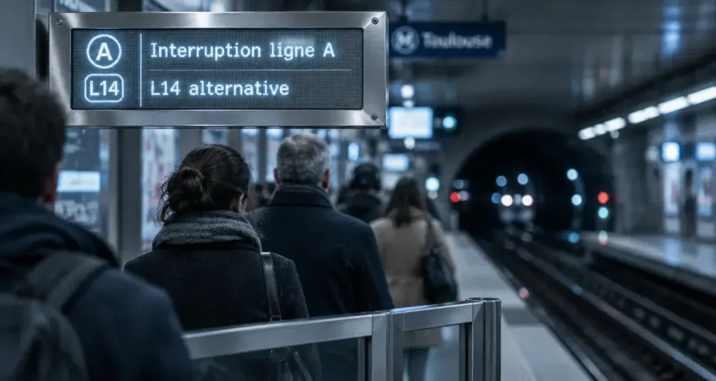 Ligne A du métro à Toulouse : 10 stations ont été touchées par une interruption