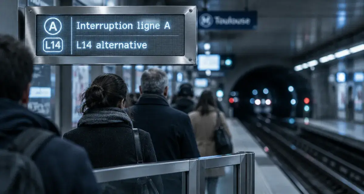 Ligne A du métro à Toulouse : 10 stations ont été touchées par une interruption