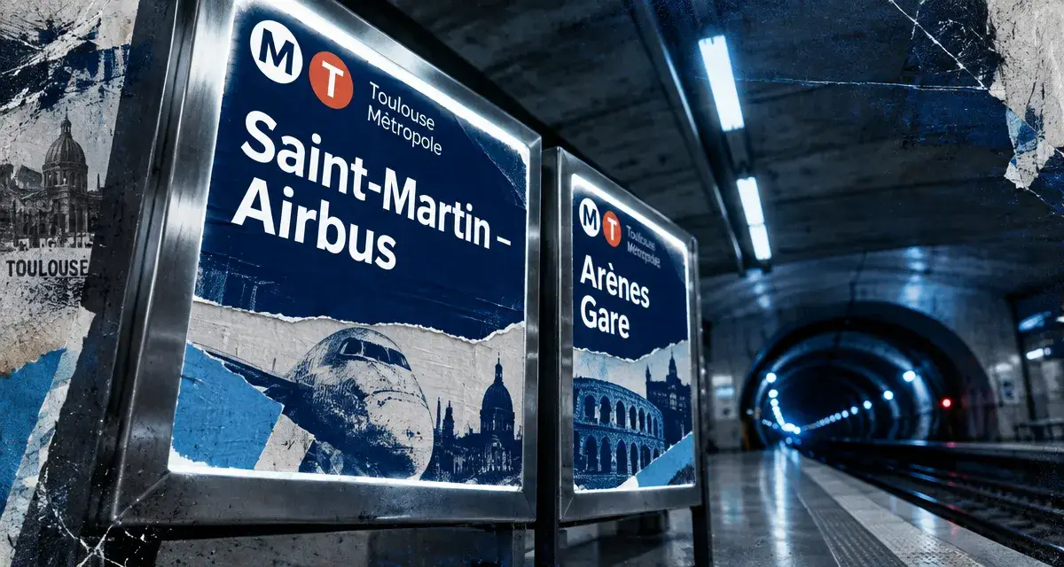Métro de Toulouse : trois stations vont changer de nom, dont Saint-Martin – Airbus
