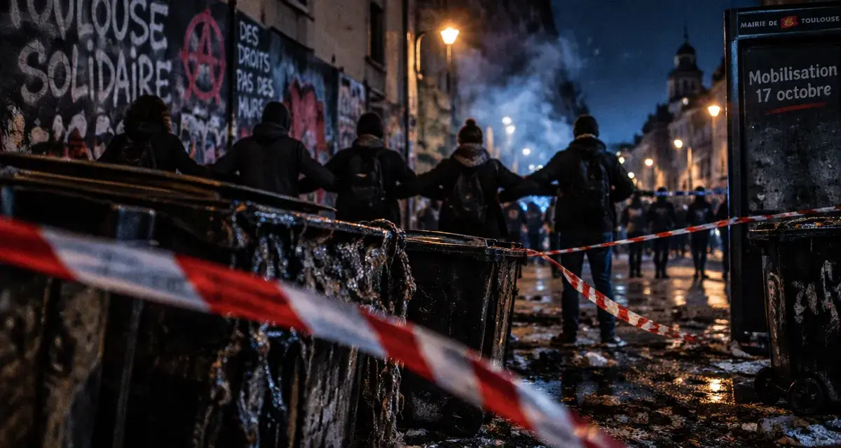 Mobilisation du 17 octobre à Toulouse : 94 interpellations après une journée tendue