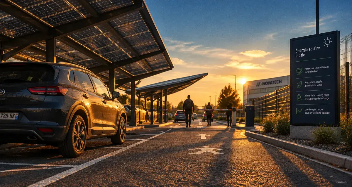 Toulouse : une boucle d'énergie solaire opérationnelle sur le parking de l'Oncopole