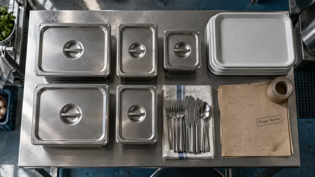 À Toulouse, la cuisine centrale passe aux contenants en inox pour les écoles