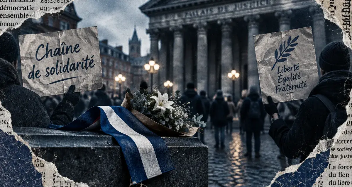 À Toulouse, un hommage à Samuel Paty et Dominique Bernard