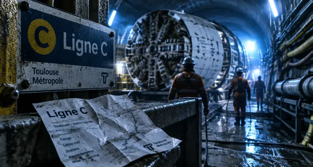 Ligne C du métro à Toulouse : mise en service repoussée au-delà de 2028