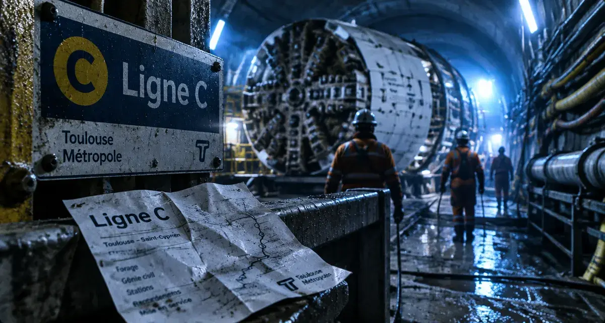 Ligne C du métro à Toulouse : mise en service repoussée au-delà de 2028