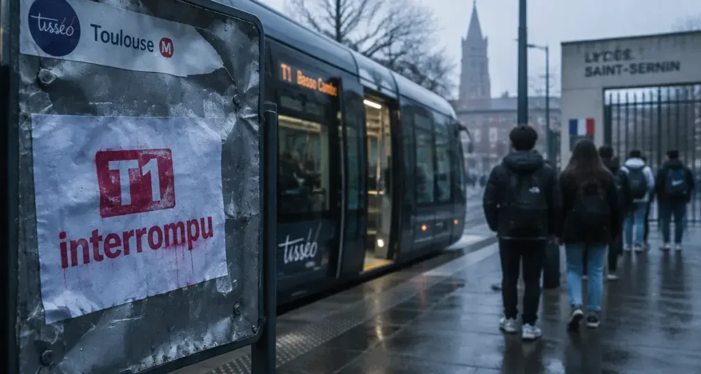 Toulouse : le T1 interrompu aux Arènes lors d’une mobilisation de lycéens