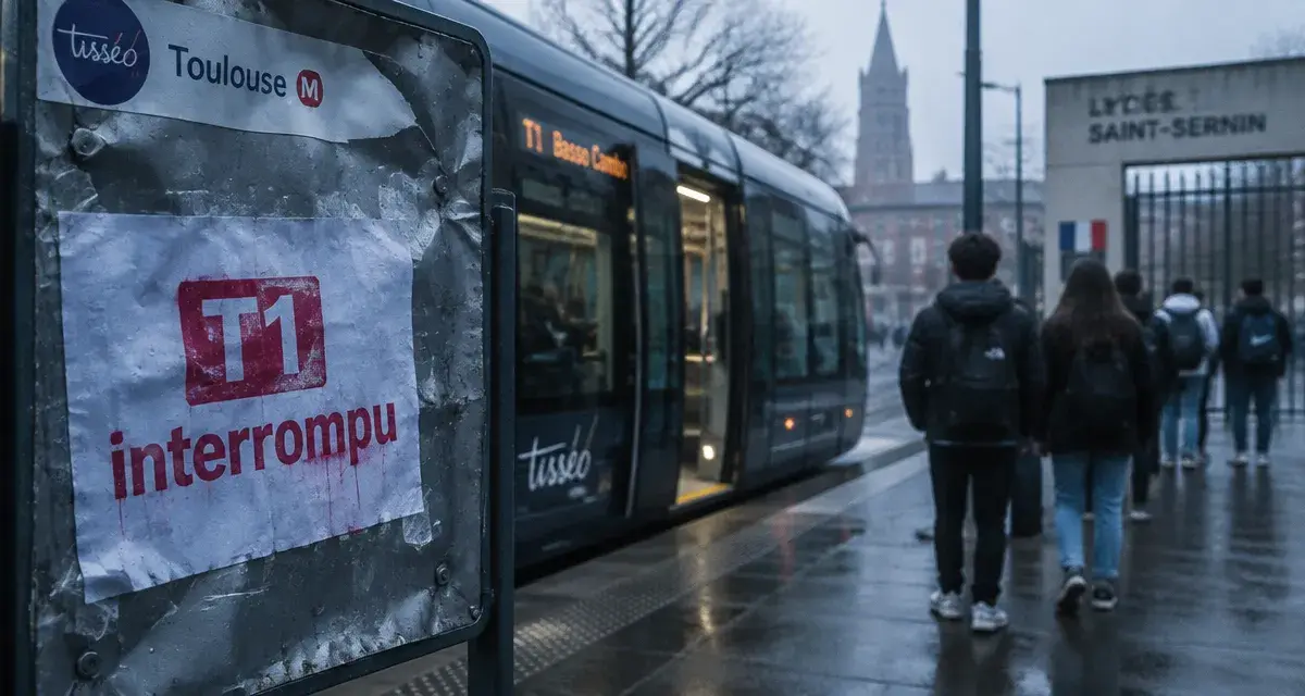 Toulouse : le T1 interrompu aux Arènes lors d’une mobilisation de lycéens