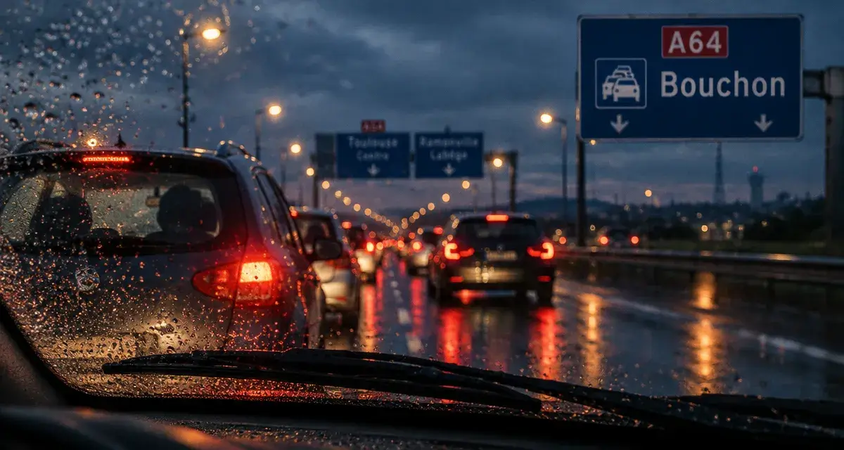 Trafic à Toulouse : les axes les plus encombrés lundi matin
