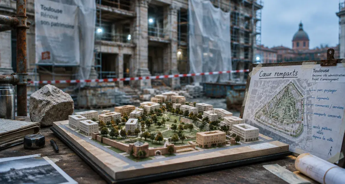 Ex-cité administrative : le chantier de transformation débute à Toulouse